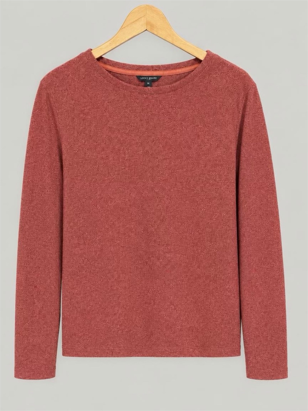 tek gear Women's Rust Fleece Crewneck Sweater - XL